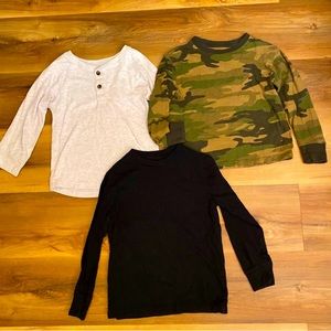 Lot of 3 long sleeved size 4-5 shirts